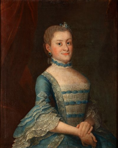 Portrait of Teresa Karalina Radziwiłł from the Żavuski Family by Unbekannt Unbekannt